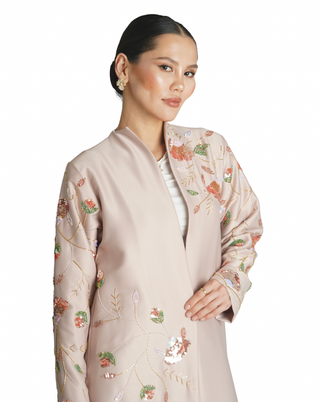 The Blush Bloom Abaya🌸